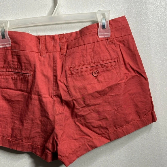 J.Crew Women Chino Broke-in Red/Orange Shorts Size 8. - Picture 8 of 8